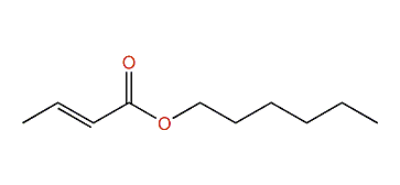 Hexyl-(E)-2-butenoate